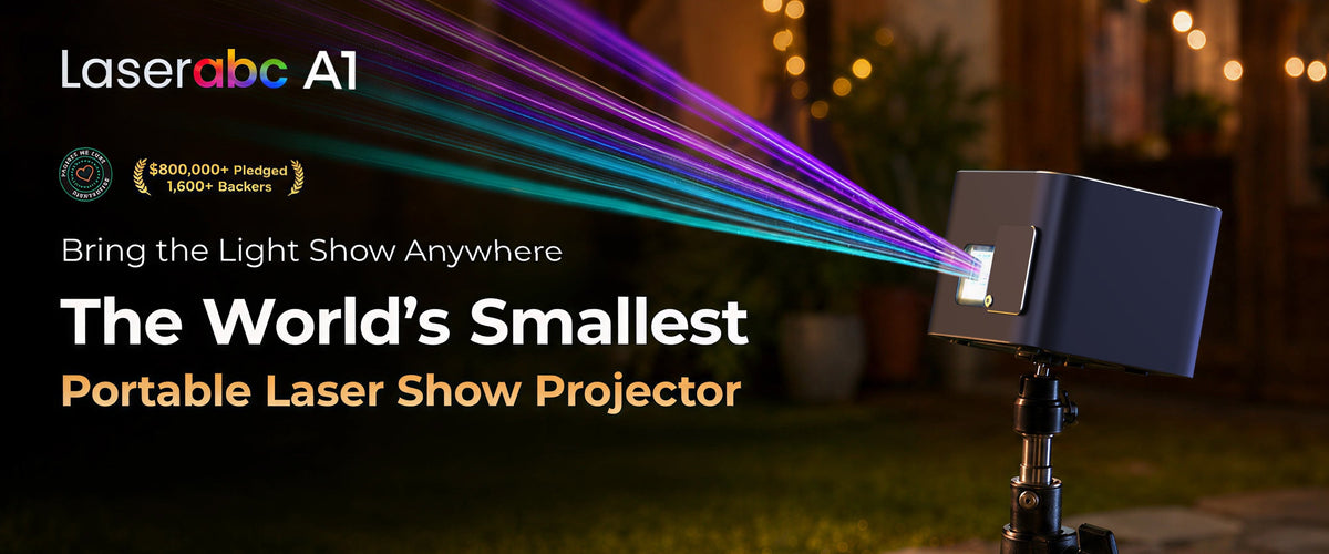 The World’s Smallest Portable Laser Show Projector – Laserabc