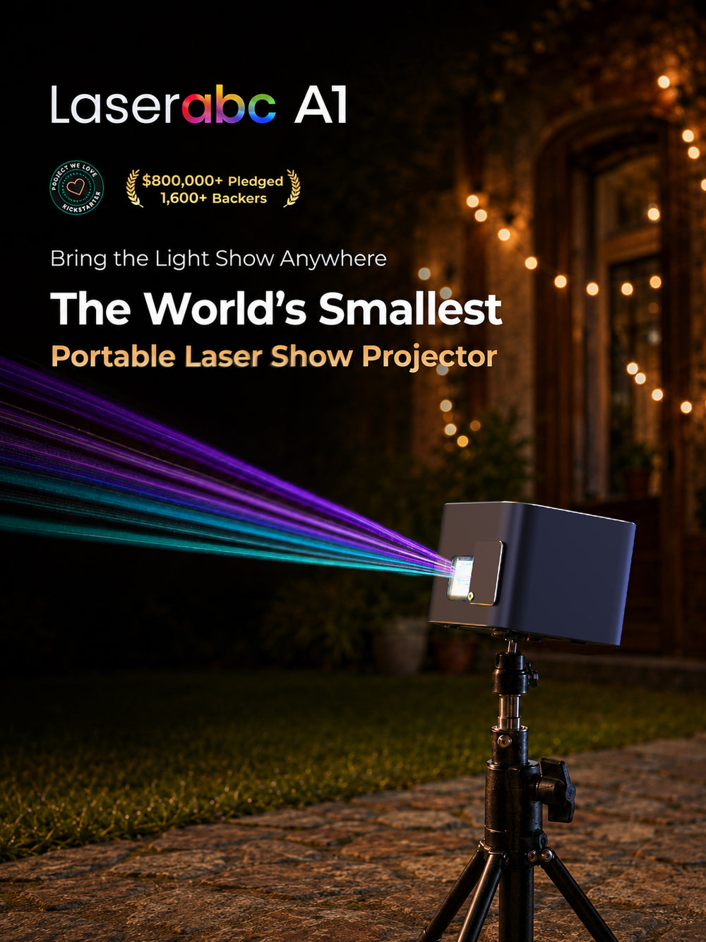 The World’s Smallest Portable Laser Show Projector – Laserabc